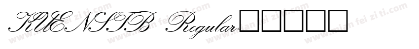 KUENSTB Regular字体转换